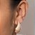 BRINCO GOTA ABAULADO FOLHEADO A OURO. MED 2,4CM ROMMANEL 527434 - Imagem 4