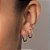 KIT ARGOLAS ANGULAR FOLHEADO A OURO ROMMANEL 527370 - Imagem 4