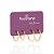 KIT ARGOLAS ANGULAR FOLHEADO A OURO ROMMANEL 527370 - Imagem 5