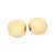 BRINCO BOTÃO QUADRADO FOLHEADO A OURO. MED 2,4CM ROMMANEL 527372 - Imagem 3