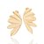 MAXI BRINCO ASA DE BORBOLETA FOLHEADO A OURO. MED 6CM ROMMANEL 527377 - Imagem 1