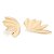 MAXI BRINCO ASA DE BORBOLETA FOLHEADO A OURO. MED 6CM ROMMANEL 527377 - Imagem 2