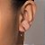 ARGOLA ANGULAR FOLHEADO A OURO. MED 2,3CM ROMMANEL 527383 - Imagem 4