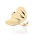 ANEL MEIA ASA DE BORBOLETA FOLHEADO A OURO ROMMANEL 513504 - Imagem 3