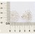 BRINCO PRATA 925 MEIA FLOR DE LÓTUS COM ZIRCÔNIAS; MED 2,5CM ROMMANEL 820204 - Imagem 3