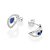 ARGOLA PRATA 925 OLHO GREGO COM ZIRCÔNIAS. MED 1,8CM ROMMANEL 820205 - Imagem 2