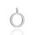 PINGENTE CÍRCULO PRATA 925 COM ZIRCÔNIAS. MED 2,8CM ROMMANEL 840127 - Imagem 1