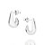 ARGOLA GOTA LISA PRATA 925. MED 1,6CM ROMMANEL 820233 - Imagem 1