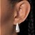 ARGOLA GOTA LISA PRATA 925. MED 2,4CM ROMMANEL 820234 - Imagem 4