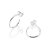 ARGOLA LISA PRATA 925. MED 1,5CM ROMMANEL 820217 - Imagem 2