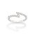 ANEL SKINNY PRATA 925 RAIO COM ZIRCÔNIAS ROMMANEL 810320 - Imagem 1