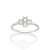 ANEL SKINNY PRATA 925 COM ZIRCÔNIAS ROMMANEL 810318 - Imagem 1