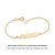 PULSEIRA INFANTIL COROA DA PRINCESA PERSONALIZÁVEL COM NOME 16CM ROMMANEL 552161 - Imagem 1