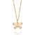 PINGENTE FOLHEADO A OURO BORBOLETA COM ZIRCÔNIAS. MED 1,6CM ROMMANEL 542853 - Imagem 2