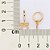 ARGOLA LAÇO FOLHEADO A OURO. MED 2CM ROMMANEL 527400 - Imagem 3