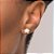 BRINCO FOLHEADO A OURO FIO ENTRELAÇADO COM PÉROLAS. MED 0,8CM ROMMANEL 527390 - Imagem 4