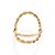 ANEL SKINNY FOLHEADO A OURO ARO TORCIDO ROMMANEL 513526 - Imagem 2