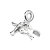 BERLOQUE PRATA 925 CABELEREIRO. MED 2,4CM ROMMANEL 840195 - Imagem 1