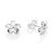 BRINCO PRATA 925 FLOR ABAULADA. MED 1,0CM ROMMANEL 820232 - Imagem 2
