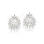 BRINCO BOTÃO GOTA PRATA 925 COM ZIRCÔNIAS. MED 1,5CM ROMMANEL 820251 - Imagem 2