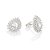 BRINCO BOTÃO GOTA PRATA 925 COM ZIRCÔNIAS. MED 1,5CM ROMMANEL 820251 - Imagem 1