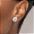BRINCO BOTÃO GOTA PRATA 925 COM ZIRCÔNIAS. MED 1,5CM ROMMANEL 820251 - Imagem 4