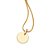 MEDALHA FOLHEADO A OURO PERSONALIZÁVEL. MED 2,1CM ROMMANEL 542817 - Imagem 4