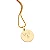 MEDALHA FOLHEADO A OURO ANJO PERSONALIZÁVEL. MED 2,8CM ROMMANEL 542816 - Imagem 4