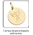 MEDALHA FOLHEADO A OURO ANJO PERSONALIZÁVEL. MED 2,8CM ROMMANEL 542816 - Imagem 3