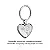 CHAVEIRO CORAÇÃO PERSONALIZÁVEL EM AÇO. MED 6,2CM ROMMANEL 260003 - Imagem 1