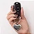 CHAVEIRO CORAÇÃO PERSONALIZÁVEL EM AÇO. MED 6,2CM ROMMANEL 260003 - Imagem 5