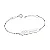 PULSEIRA INFANTIL PRATA 925 RELÂMPAGO MCQUEEN PERSONALIZÁVEL. MED 16CM ROMMANEL 850068 - Imagem 2