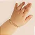 PULSEIRA INFANTIL PERSONALIZÁVEL MINNIE BABY COM APLIQUE DE RESINA ROSA CLARO. MED 14CM ROMMANEL 552162 - Imagem 5