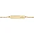 PULSEIRA INFANTIL FOLHEADO A OURO RELÂMPAGO MCQUEEN PERSONALIZÁVEL. MED 16CM ROMMANEL 552145 - Imagem 5