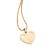 PINGENTE CORAÇÃO FOLHEADO A OURO PERSONALIZÁVEL MOANA. MED 2,7CM ROMMANEL 542905 - Imagem 3