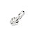 PINGENTE CUPCAKE PRATA 925 COM ZIRCÔNIAS. MED 1,25CM ROMMANEL 840084 - Imagem 1