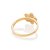 ANEL SKINNY FLOR DE PLUMÉRIA FOLHEADO A OURO ROMMANEL 513555 - Imagem 2