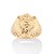ANEL SINETE MUFASA 3D FOLHEADO A OURO ROMMANEL 513556 - Imagem 1