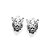 BRINCO MUFASA 3D PRATA 925. MED 1,50CM ROMMANEL 820252 - Imagem 1