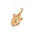 PINGENTE MUFASA 3D FOLHEADO A OURO. MED 2,40CM ROMMANEL 542907 - Imagem 1