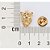 BROCHE MUFASA 3D FOLHEADO A OURO. MED 1,70CM ROMMANEL 542906 - Imagem 3