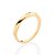 ALIANÇA TWIST FOLHEADO A OURO COM ZIRCÔNIA ROMMANEL 513562 - Imagem 1