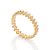 ANEL ZIG ZAG FOLHEADO A OURO COM ZIRCÔNIAS ROMMANEL 513563 - Imagem 2