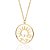 PINGENTE SOL E ONDAS FOLHEADO A OURO. MED 6CM ROMMANEL 542738 - Imagem 2