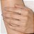ANEL SOLITÁRIO PRATA 925 COM ZIRCÔNIA ROSA COM BRANCO ROMMANEL 810314 - Imagem 4