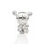 BERLOQUE PASSANTE PRATA 925 MENINA COM UNICÓRNIO. MED 1,5CM ROMMANEL 840177 - Imagem 1