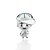 BERLOQUE PASSANTE PRATA 925 MENINO COM BONÉ. MED 1,3CM ROMMANEL 840192 - Imagem 1