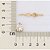 GARGANTILHA FIO DE NYLON FOLHEADO A OURO COM ZIRCÔNIA. MED 45CM ROMMANEL 532569 - Imagem 2