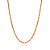 CORRENTE FIO BAIANO FOLHEADO A OURO. MED 50CM ROMMANEL 532579 - Imagem 1