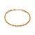 PULSEIRA FIO BAIANO FOLHEADO A OURO. MED 18CM ROMMANEL 552188 - Imagem 1